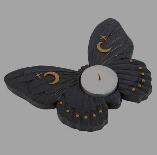 Moth Tealight Candle Holder